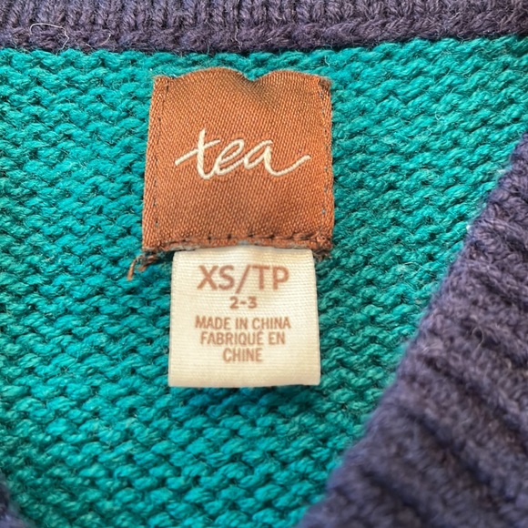 Tea Collection sweater vest size 2-3 - Picture 2 of 4